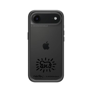 iPhone Air Mod NX -邊框背蓋組合 (相機按鈕) 黑 - Keith Haring - 發光的嬰兒®