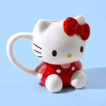 【SANRIO 三麗鷗】HelloKitty 立體造型馬克杯 200ml