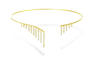 chandelier baguette grand 頸鍊