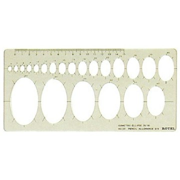 和平牌 ROTEL 定規 橢圓形 /片 No.201 RL20201【APP滿額下單10%點數(單一帳號最高1000點)】4/30止