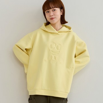 a la sha 當季魅力↘軟Q阿福繡花連帽上衣