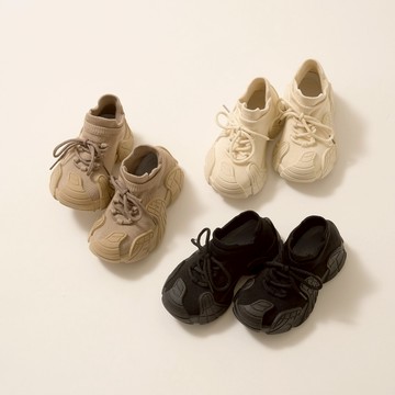 petit main 品牌旗艦店 童裝 針織套腳鞋 【BR】【日本直接出貨】