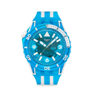 SWATCH SCUBAQUA系列手錶 BLUE FIRE (51.5mm) 男錶 女錶 手錶 瑞士錶 錶