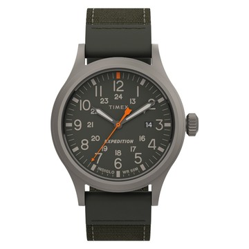 【TIMEX】天美時 Expedition Scout 40mm 織物錶帶腕錶(綠 TXTW4B14000)