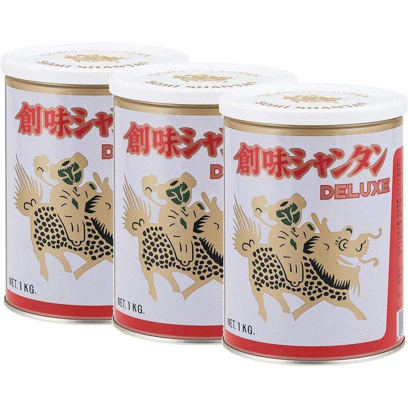 創味 シャンタンDELUXE 1kg×3缶 セット商品