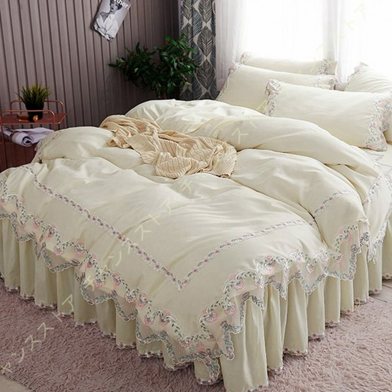 かわいい フリル 布団カバー 3点セット シングル 寝具カバー ベッドカバー 掛け布団カバー おしゃれ 枕カバー かけふとんカバー ピローケース ピンク 通販 Lineポイント最大get Lineショッピング