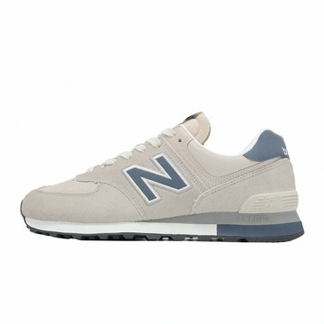 New Balance NB 休閒鞋 574 男鞋 女鞋 米色 藍 復古 麂皮 U57481N-D