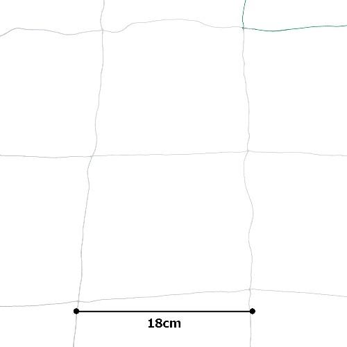 ダイオ きゅうりネット 目合18cm 赤黒 4.2m×18m