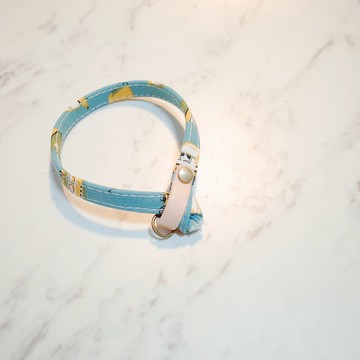 貓 項圈 噗噗露營車與帳帳篷 附鈴鐺 可加購吊牌