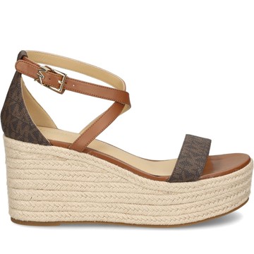 MICHAEL KORS SERENA WEDGE ESPADRILLE 棕色女款鞋子