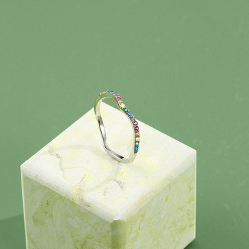 純銀戒指女小眾設計感冷淡風高級ins潮潮流食指戒情侶小指尾戒潮