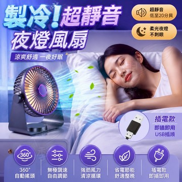 【現貨免運】壁掛桌面風扇 三合一風扇 夜燈風扇 USB扇 靜音風扇 風扇 觸控 桌扇 壁扇 電風扇 小風扇 廚房風扇