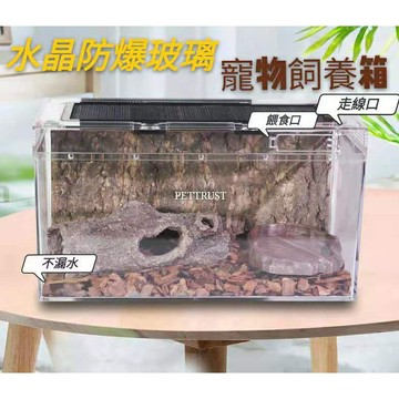 【台灣現貨】水晶玻璃爬蟲箱 透明飼養箱 飼養箱 防漏水 爬蟲飼養箱 蜥蜴箱 爬蟲 爬蟲箱 加熱箱 陸龜 鼠婦 豹紋