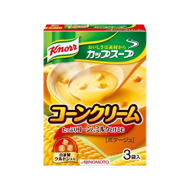 Knorr クノール カップスープ コーンクリーム 3袋×60個 ZHT