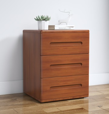 接單訂製 40cm 櫃子 邊櫃 置物櫃 全實木床頭櫃北歐簡約現代原木色整裝收納日式儲物迷你邊三抽櫃子