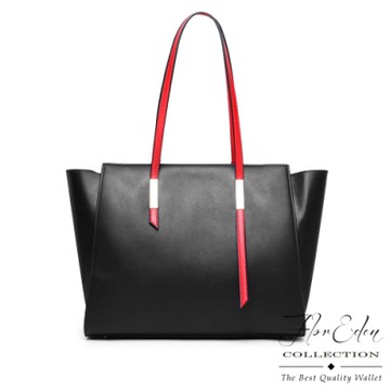 DF Flor Eden - 歐美潮流真皮手提購物托特包-共2色