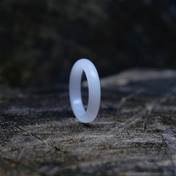 【菩提·無塵】白菩提子木戒指古風情人節禮物手工刻字文藝成品