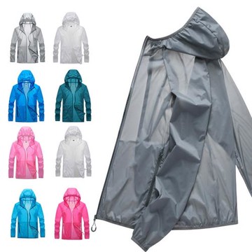 men sun protection outdoor hooded jacket男士防曬戶外連帽外套