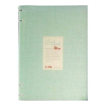 KOKUYO 國譽 Little Woods-2x2收納活頁夾 A5  綠色  1本