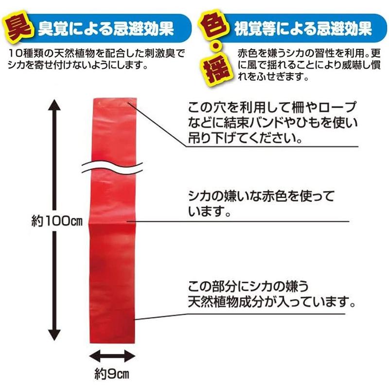 プラスリブ 忌避剤 防獣シート 撃退シカ 5個入り 5m用 メール便対応（2個まで） 4957798194106