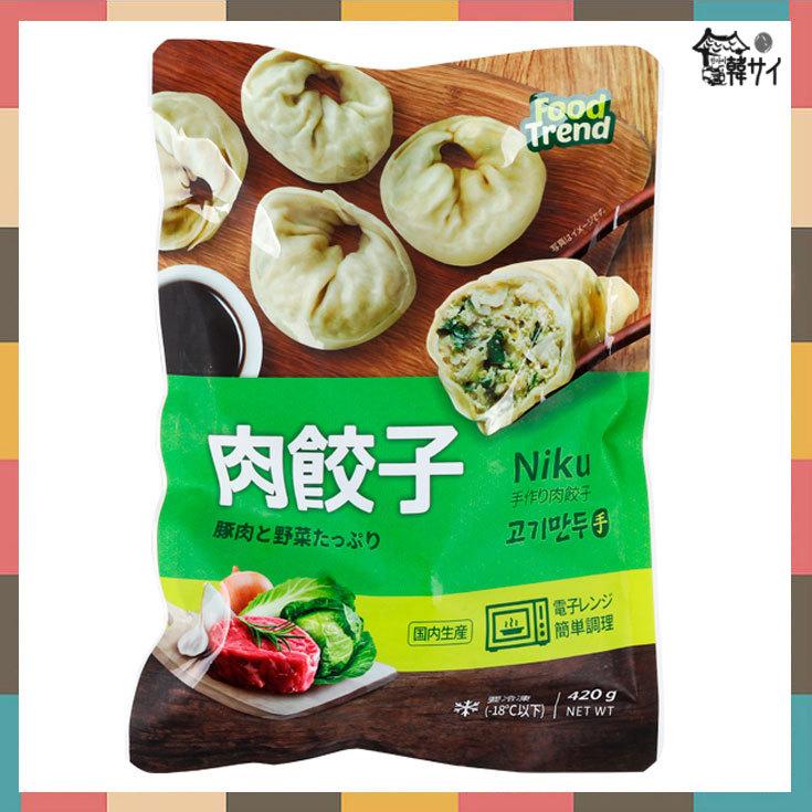 肉餃子　クール便選択必要！】ＭN　手作り　420g☆冷凍食品☆韓国食品☆ソース/B級グルメ/簡単ヤンニョム/トッポキ材料/韓国屋台　LINEショッピング