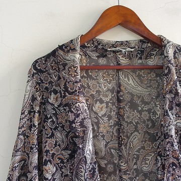 │Slowly│ 捲邊變形蟲/古著外搭 │vintage.復古.文藝