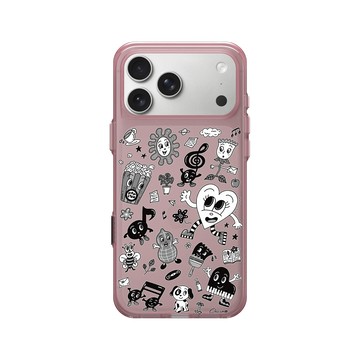 iPhone 17 Pro Max Clear (相機按鈕) 晶醺玫 - Chocomoo - Chocomoo WORLD: FRIENDS