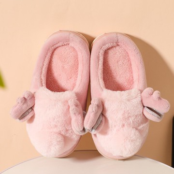 兒童拖鞋秋冬男童女童寶寶室內家居鞋男2可愛小孩3歲冬季棉拖鞋女