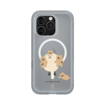 iPhone 16 Pro AirX 流變灰 - 咻咻熊 XiuXiubear - 泥與小熊們