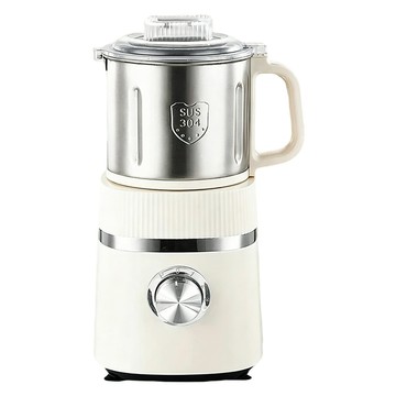 研磨器/磨粉機 【暢麥】台灣現貨 110V 乾濕兩用研磨機 多功能磨粉機 800ml 304不鏽鋼杯 旋鈕調控乾磨濕家用粉碎機