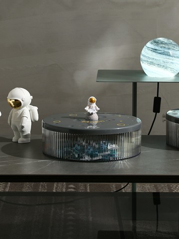 2022新款宇航員干果盤家用客廳茶幾水果盤零食堅果盒糖果收納盒