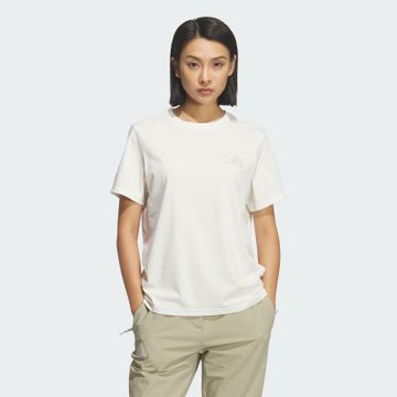 adidas 愛迪達 短袖上衣 女 寬鬆版型 亞規 MT W GFX T 米白 KE3715