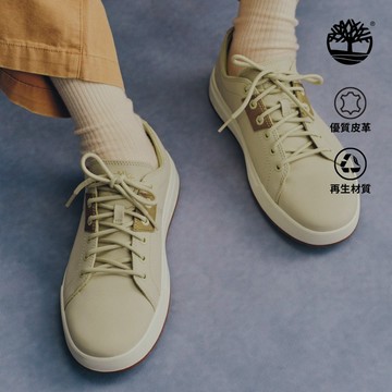 Timberland 男款淺米色低筒休閒鞋|A6A2DAAJ