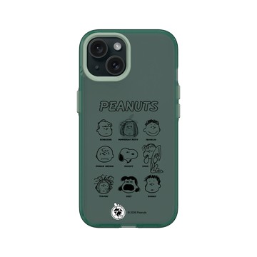 iPhone 15 Clear 憂墨綠 - 史努比 Snoopy 75th Anniversary - 75週年-經典九宮格