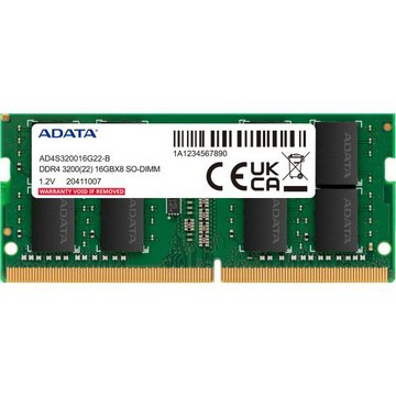 A-DATA 威剛 SO-DIMM DDR4 3200 16GB 筆電用記憶體 AD4S3200316G22-SGN