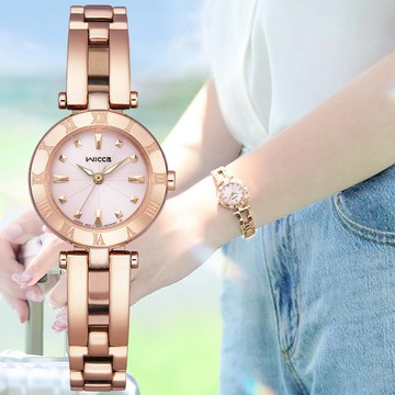 CITIZEN星辰 Wicca 公主系列 台灣限定 太陽能優雅腕錶 24mm / KP2-621-93