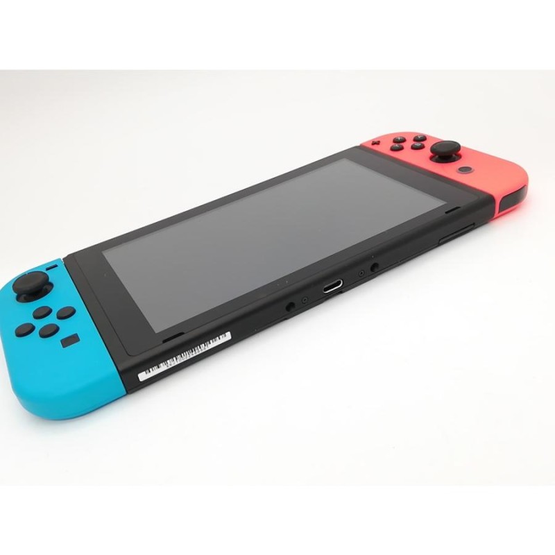 中古】Nintendo Switch 本体 Joy-Con(L) ネオンブルー/(R) ネオン