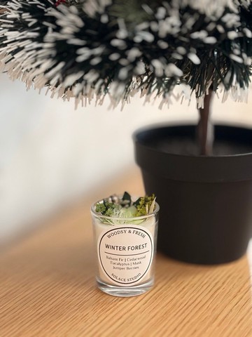 木質芳香調 | Woodsy & Fresh | 冬日松林 | 手工精油大豆蠟燭