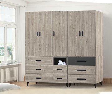 【歐風別館】特洛伊3/4尺衣櫃【基隆至台中免運費】