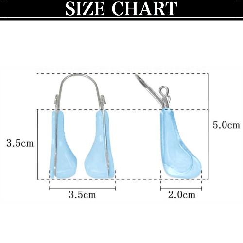 ノーズクリップ 鼻高く 鼻クリップ 美鼻 おすすめ いびき ハナクリップ グッズ 器具 豚鼻 効果 つけ方 簡単 鼻プチ 小鼻 団子鼻 解消 ブルー 送料無料