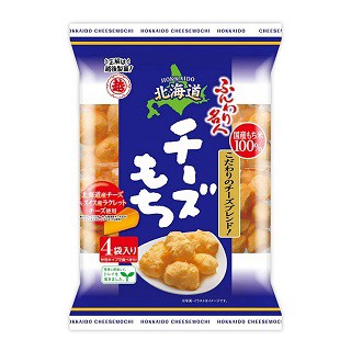 越後製菓 越後4入名人米果-起司風味-66g