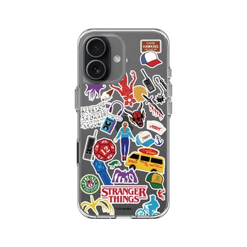 iPhone 17 Clear Case（相機按鈕） 透明 - Stranger Things - 霍金斯日常