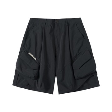 海綿磁鐵口袋工裝短褲男夏季戶外休閒五分褲中褲