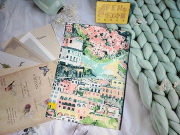 FEN手工小鋪-M系列-美國限量布系列-美國AGF油畫風卡布里島布書套