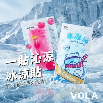 VOLA維菈 冰涼貼 涼感貼片 散熱貼 消暑 消熱貼 冰涼降溫貼 退熱貼 降溫神 P0500