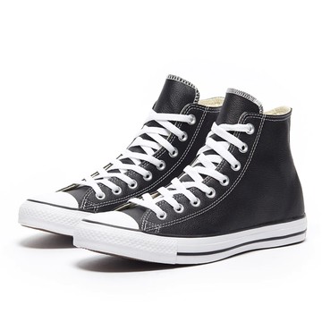 【CONVERSE】CT All Star HI 高筒 男女 皮革 帆布鞋 休閒鞋 黑色-132170C