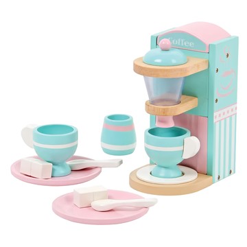 Mentari 蒂芬妮的咖啡時光 11種多樣化咖啡杯配件 無毒無害 輕質橡膠木 台灣零件 尺寸14x10x20cm  1組