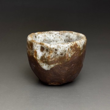 楊晴晴 志野九份燒手捏茶杯