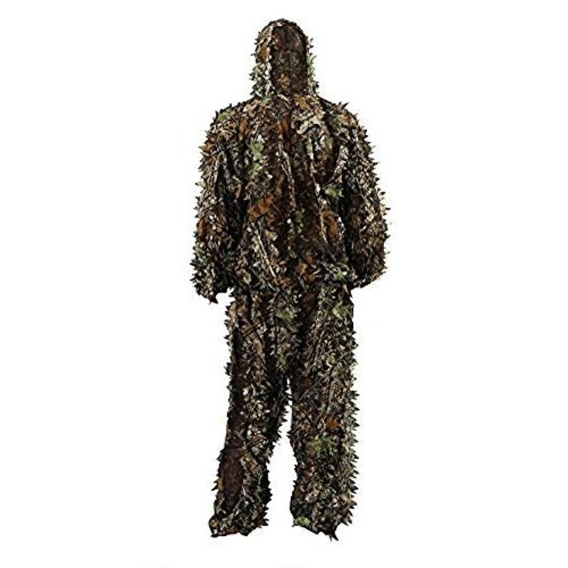 Zicacアウトドア迷彩Ghillie Suit 3d Leafy迷彩服ジャングルウッド