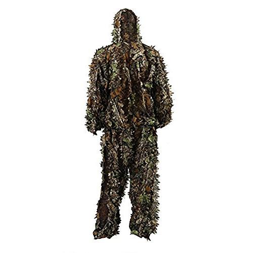 Zicacアウトドア迷彩Ghillie Suit 3d Leafy迷彩服ジャングルウッドランドHunting 並行輸入